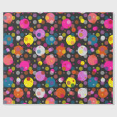 Papier Cadeau Style Pois moderne (Plat)