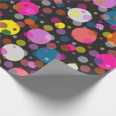 Papier Cadeau Style Pois moderne (Coin)