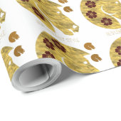 Papier Cadeau style resplendissant (Coin rond)