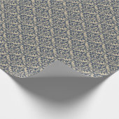 Papier Cadeau Style Rétro : Abstrait Floral sans joint (Coin)