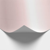 Papier Cadeau Style Rosegold Metallic Look Rose Or tendance (Coin)