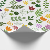 Papier Cadeau Style scandinave Flora et motif de faune (Coin)