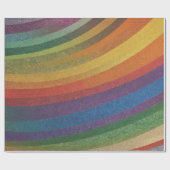Papier Cadeau Style Simple Metallical Inspiré Rainbow (Plat)