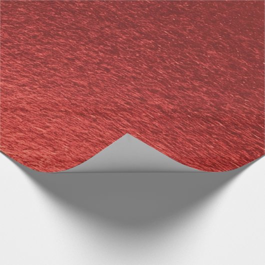 Papier Cadeau Style Simple Metallical Inspiré Rouge (Coin)