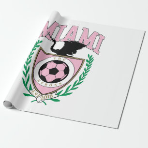 Papier Cadeau Style Varsity de football de Miami