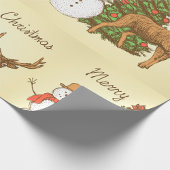 Papier Cadeau Style vintage Joyeux Noël