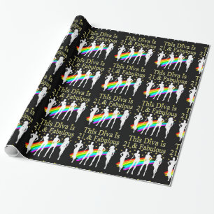 PAPIER CADEAU STYLISH 21 & FABULOUS MODE REINE DESIGN