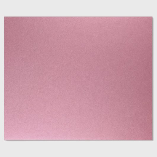 Papier Cadeau Stylish Simple Metallic Inspiré Rose (Plat)