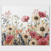 Papier Cadeau Sublimation florale (Plat)