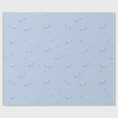 Papier Cadeau Subtle Spaceship Wrapping Paper (Plat)