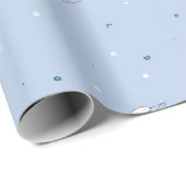 Papier Cadeau Subtle Spaceship Wrapping Paper (Coin rond)