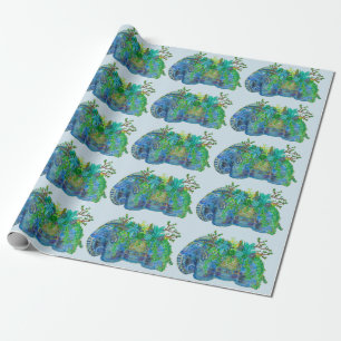 Papier Cadeau Succulent d'éléphant