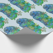 Papier Cadeau Succulent d'éléphant (Coin)