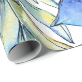 Papier Cadeau Succulentes (Coin rond)