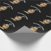 Papier Cadeau Sucker Upper Funny Vacuum Cleaner Pun Dark BG (Coin)