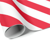 Papier Cadeau Sucre de canne classique barré (Coin rond)