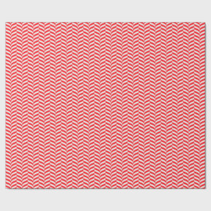 Papier Cadeau Sucre de canne Twist géométrique Retro Chevron Mot