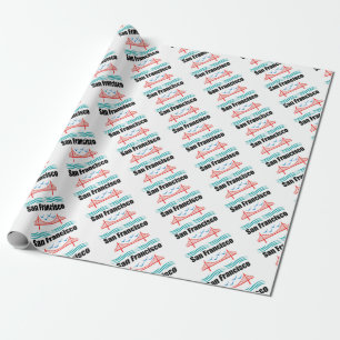 Papier Cadeau Sucreries de San Francisco