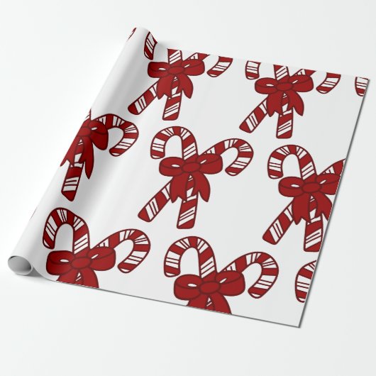 Papier Cadeau Sucres de canne de Noël (Déroulé)