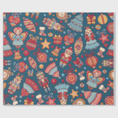 Papier Cadeau Sucres de noix de casse (Plat)