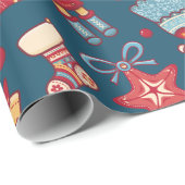 Papier Cadeau Sucres de noix de casse (Coin rond)