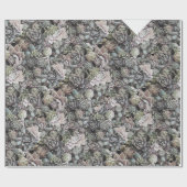 Papier Cadeau Suculent Sempervivums (Plat)