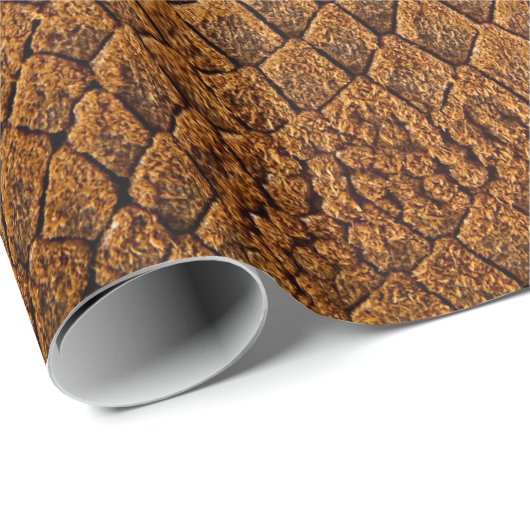 Papier Cadeau süde beautiful patterntern, snake, texture (Coin rond)