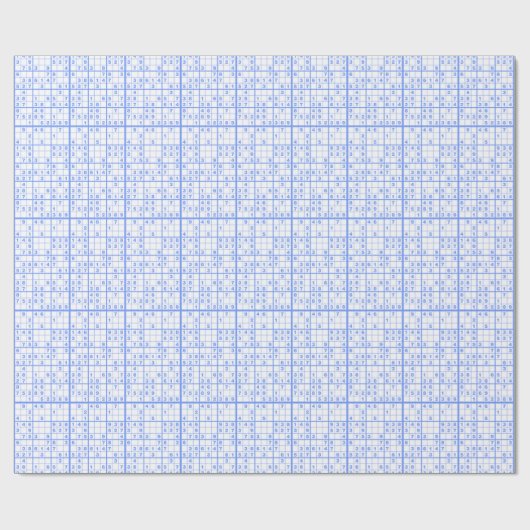 Papier Cadeau Sudoku (Plat)