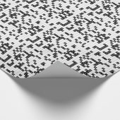 Papier Cadeau sudoku noir blanc (Coin)