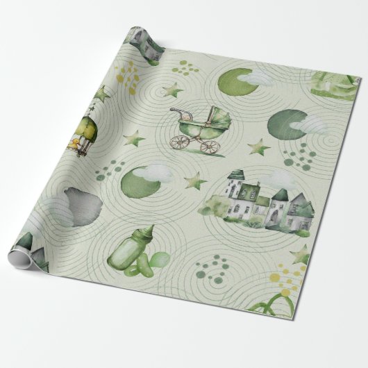 Papier Cadeau Sueños para bebés (Déroulé)