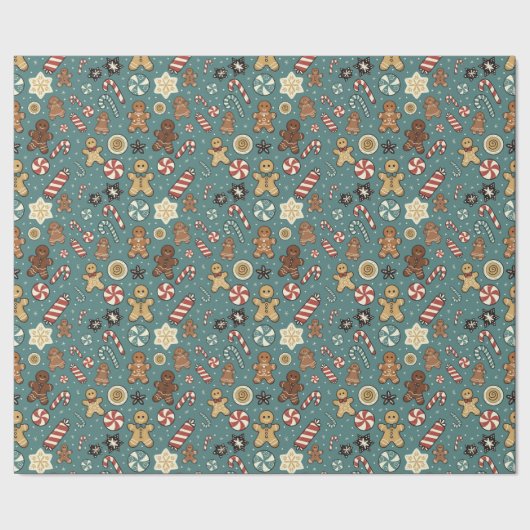 Papier Cadeau Sugarplum Swirls Wrapping Paper (Couture)