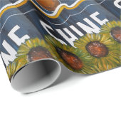 Papier Cadeau Summer Nights Painting by Alfred Fox (Coin rond)