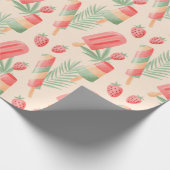 Papier Cadeau Summer Pattern Wrapping Paper (Coin)