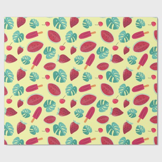 Papier Cadeau Summer themed (Plat)
