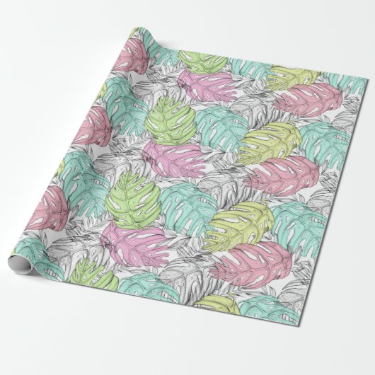 Papier Cadeau Summer themed (Déroulé)