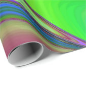 Papier Cadeau Summerfeel, Rainbowart 3D Abstrait (Coin rond)