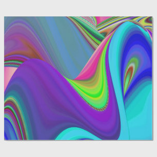 Papier Cadeau Summerfeel, Rainbowart 3D Abstrait
