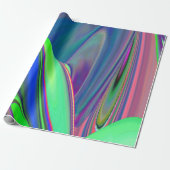 Papier Cadeau Summerfeel, Rainbowart 3D Abstrait (Déroulé)