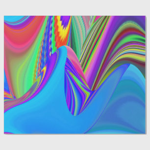 Papier Cadeau Summerfeel, Rainbowart 3D Abstrait