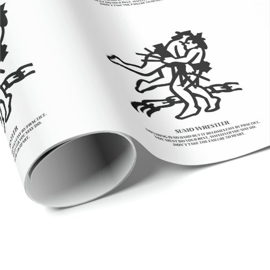 Papier Cadeau Sumo (Coin rond)