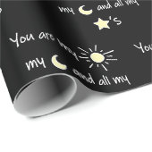 Papier Cadeau Sun-Moon-and-Stars- (Coin rond)