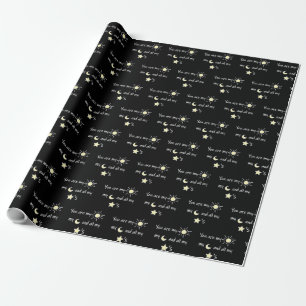 Papier Cadeau Sun-Moon-and-Stars-