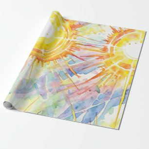 Papier Cadeau Sunburst Elegance