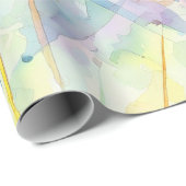 Papier Cadeau Sunburst Elegance (Coin rond)