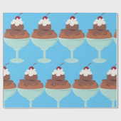 Papier Cadeau Sundae (Plat)