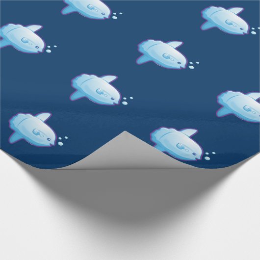 Papier Cadeau Sunfish mignon (Coin)