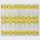 Papier cadeau Sunflower (Plat)