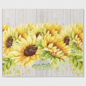 Papier cadeau Sunflower (Plat)