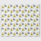 Papier Cadeau Sunflower Bridal Shower  (Plat)