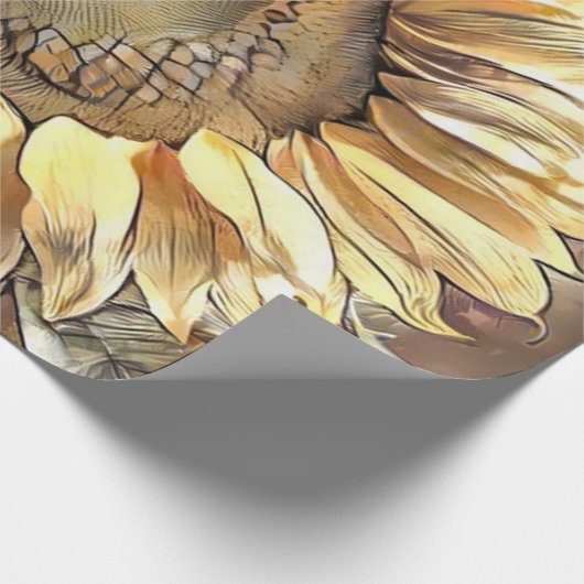 Papier Cadeau Sunflower Mirror Collection d'art moderne (Coin)